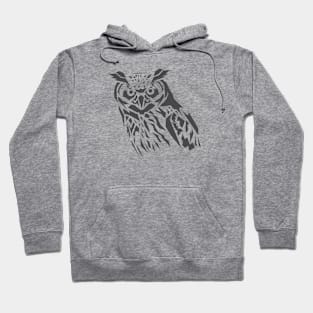 Wisdom in the Dark owl design Hoodie